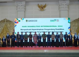 Peringatan HDI, Kepala DissosP3APPKB Klaten : Disabilitas Bukan Hanya Objek