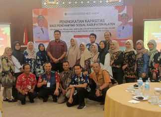 Dibuka Bupati, DisosP3APPKB Klaten Gelar Kegiatan Peningkatan Kapasistas Bagi Pendamping Sosial