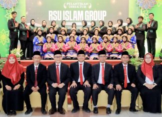 Jajaran Direksi RSU Islam Group Dilantik Ketua Umum YJH Klaten